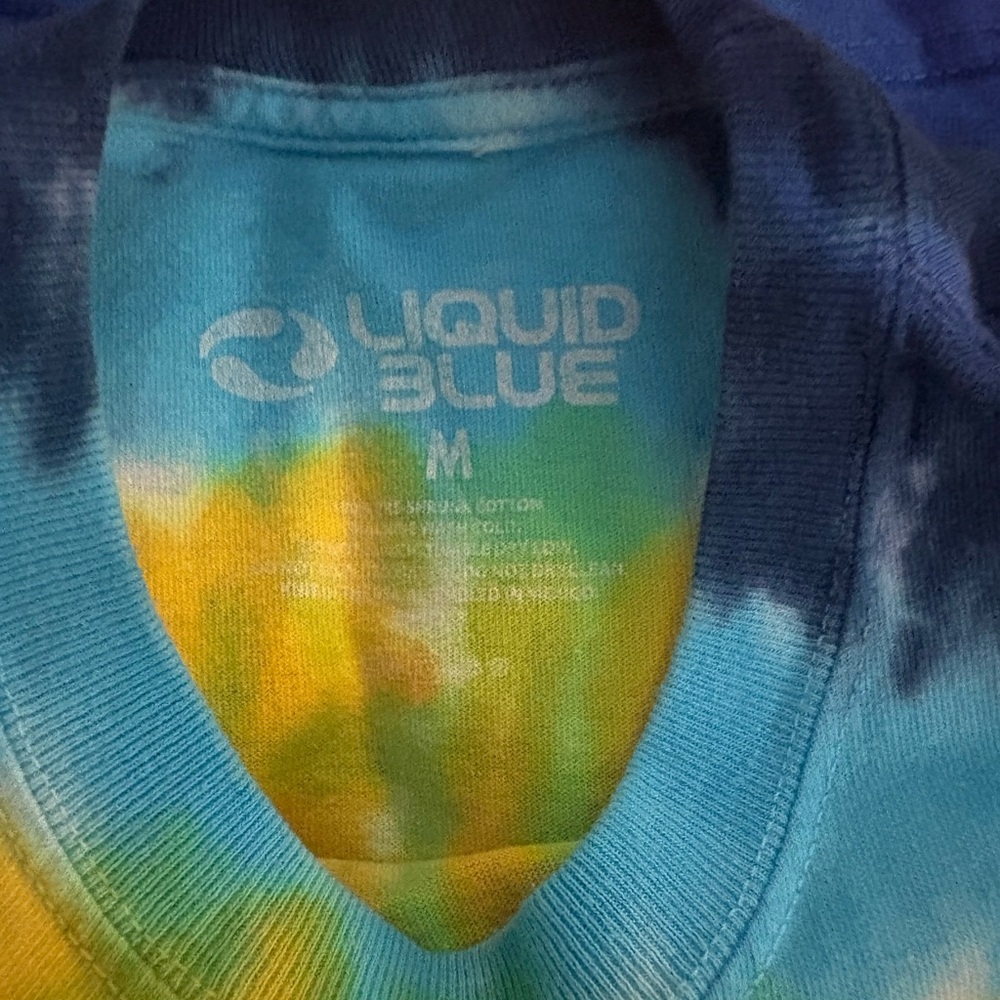 Liquid Blue Colorful Tie-Dye Shirt